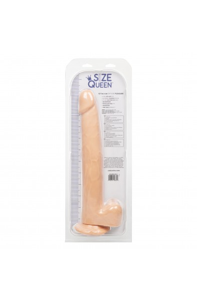 Size Queen 12 inch/30.5 Cm - Ivory