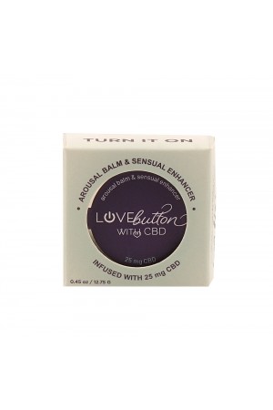 Hemp Seed Cbd-Infused Love Button Arousal Balm  and Sensual Enhancer 0.45 Oz / 12.75 G