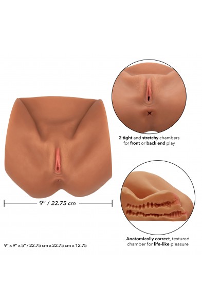 Stroke It Life-Size Pussy - Brown