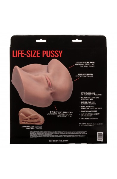 Stroke It Life-Size Pussy - Brown