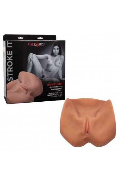 Stroke It Life-Size Pussy - Brown