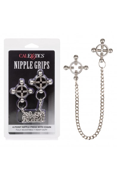 Nipple Grips 4-Point Nipple Press With Chain