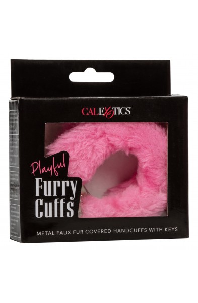 Playful Furry Cuffs - Pink