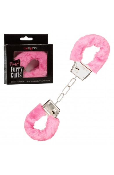 Playful Furry Cuffs - Pink