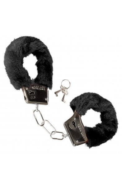 Playful Furry Cuffs - Black