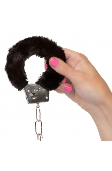 Playful Furry Cuffs - Black