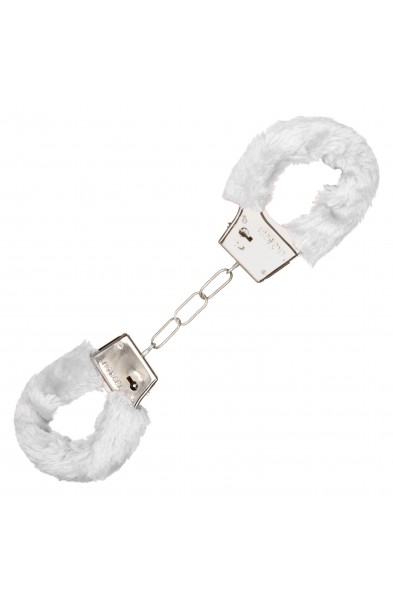 Playful Furry Cuffs - White
