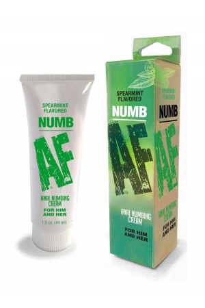 Numb Af- Spearmint Flavored Anal Numb Cream -  1.5 Oz (44 ml)