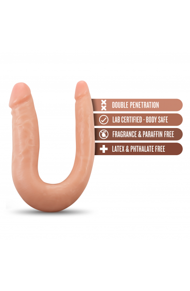 Dr. Skin Mini Double Dong - Vanillla