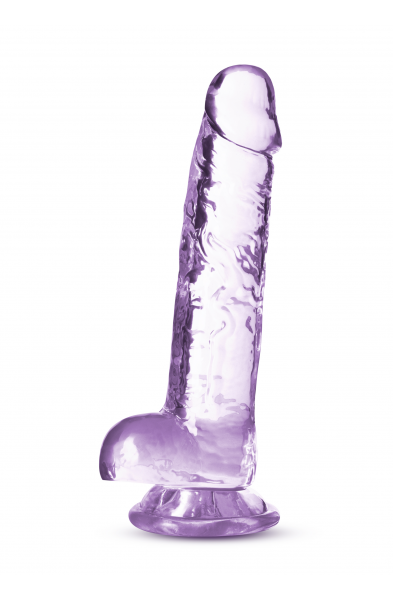 Naturally Yours - 7 Inch Crystalline Dildo -  Amethhyst