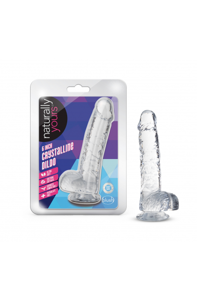 Naturally Yours - 6 Inch Crystalline Dildo -  Diamond