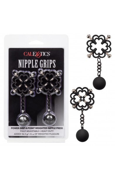Nipple Grips Power Grip 4-Point Weighted Nipple  Press