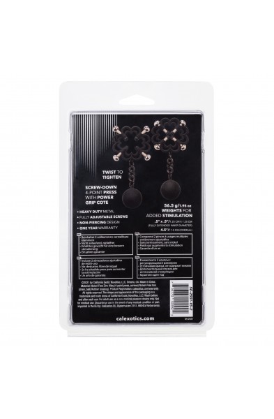 Nipple Grips Power Grip 4-Point Weighted Nipple  Press