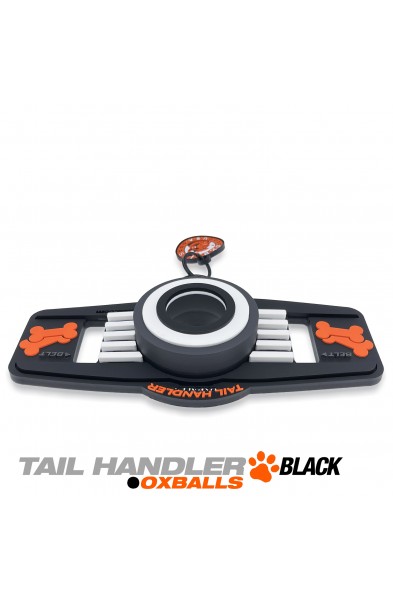 Tail Handler - Belt Strap Show Tail -  Black