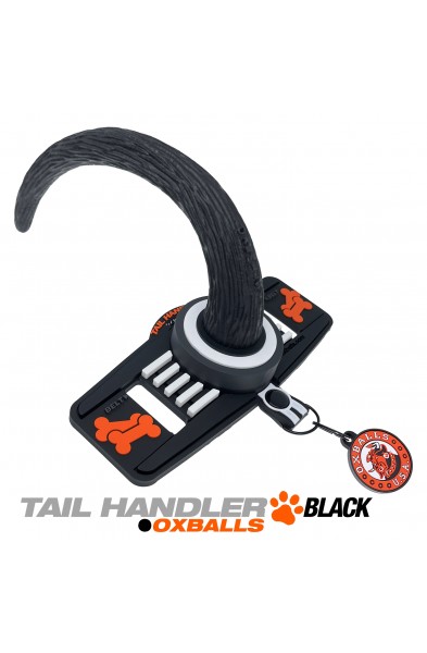Tail Handler - Belt Strap Show Tail -  Black