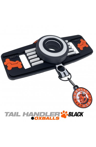 Tail Handler - Belt Strap Show Tail -  Black