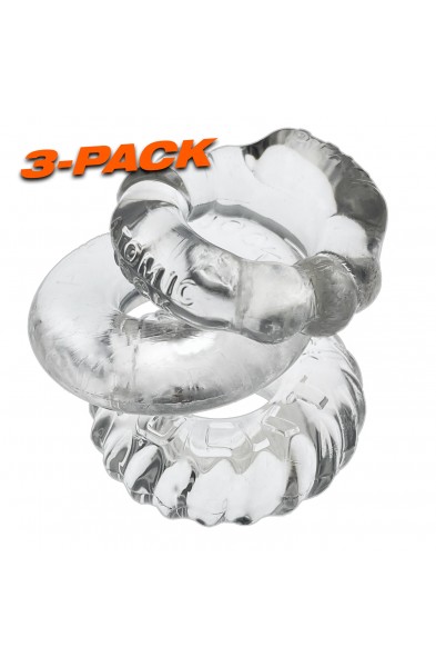 Bonemaker 3-Pack Boner Rings - Clear
