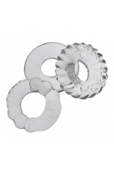 Bonemaker 3-Pack Boner Rings - Clear