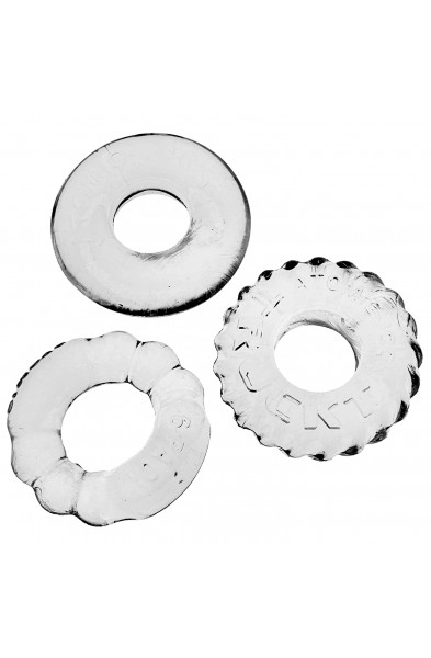 Bonemaker 3-Pack Boner Rings - Clear