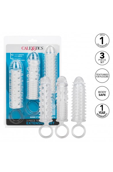 3 Piece Textured Extension Set