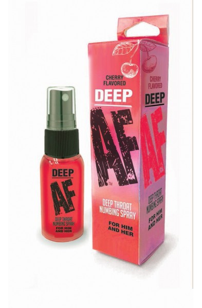 Deep Af Deep Throat Numbing Spray -  Cherry - 1 Fl. Oz.
