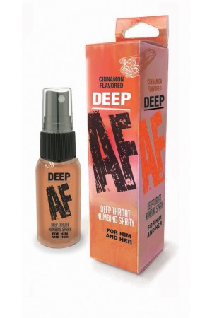 Deep Af Deep Throat Numbing Spray -  Cinnamon - 1 Fl. Oz.