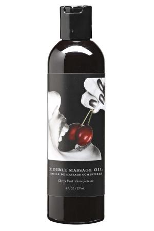Edible Massage Oil - Cherry - 8 Fl. Oz.
