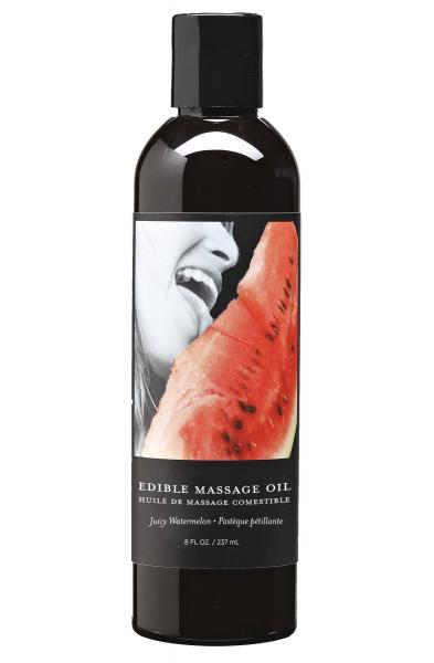 Edible Massage Oil - Watermelon - 8 Fl. Oz.