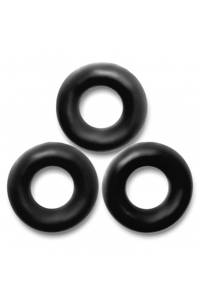 Fat Willy 3-Pack Jumbo C-Rings - Black