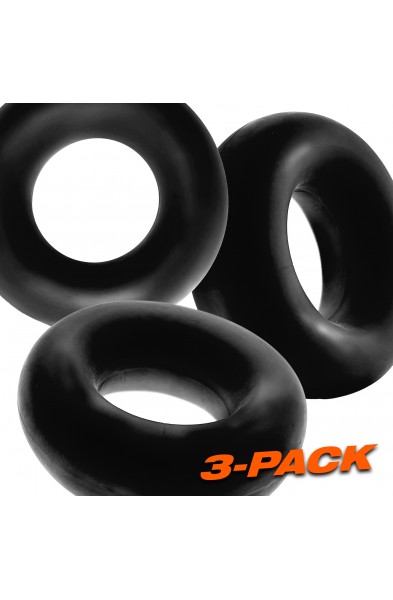 Fat Willy 3-Pack Jumbo C-Rings - Black