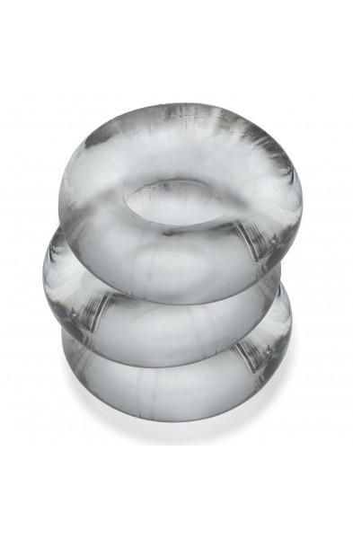 Fat Willy 3-Pack Jumbo C-Rings - Clear