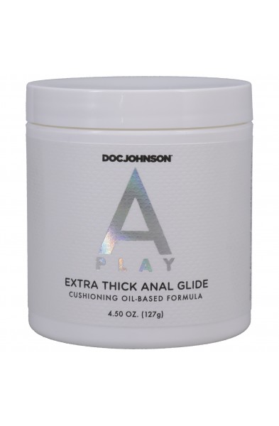 A-Play - Extra Thick Anal Glide - Cushioning Oil-Based Formula - 4.5 Fl. Oz. - Bulk