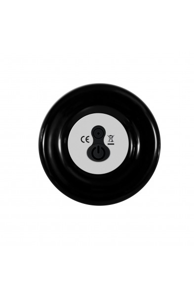 Rear Rocker Vibrating Glass Anal Plug