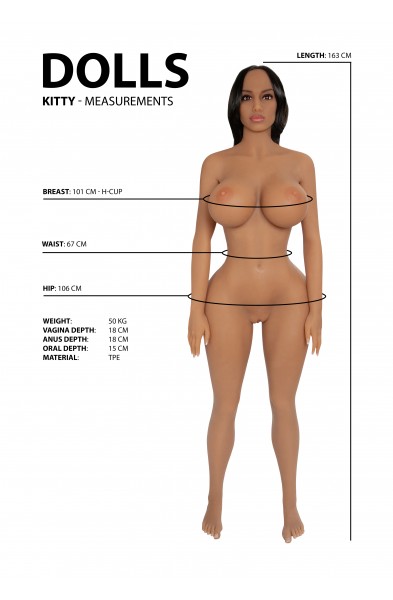 Kitty - Realistic Sex Doll - Bulk Packaging