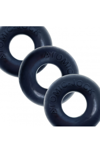 Ringer Cockring 3 Pack - Small - Night Black