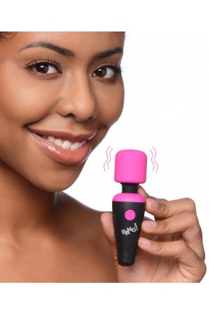 Bang - 10x Vibrating Mini Silicone Wand - Pink