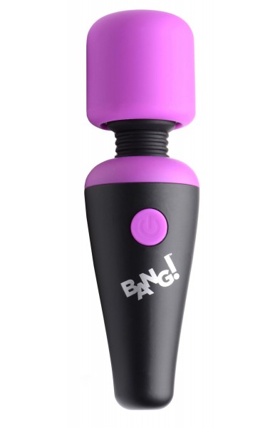 Bang - 10x Vibrating Mini Silicone Wand - Purple