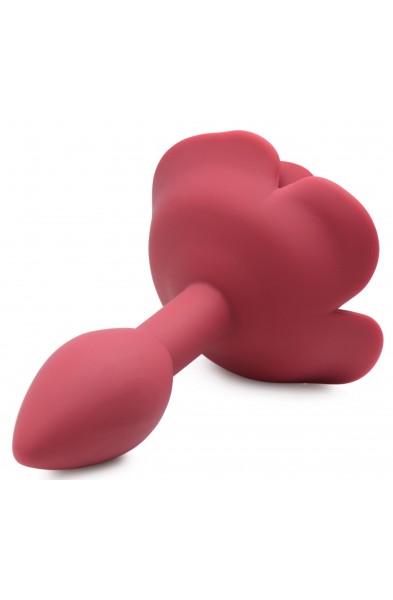 Booty Bloom Silicone Rose Anal Plug - Small