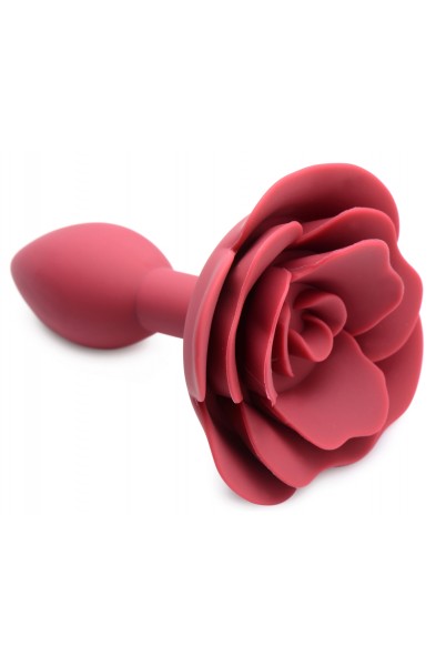 Booty Bloom Silicone Rose Anal Plug - Small