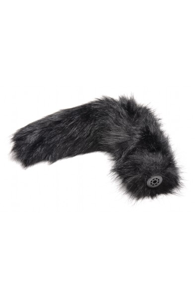 Interchangeable Black Fox Tail