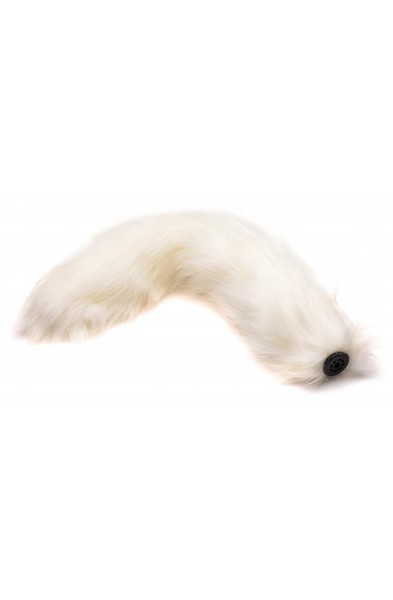 Interchangeable White Fox Tail
