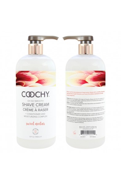 Coochy Oh So Smooth Shave Cream - Sweet Nectar - 32 Fl. Oz.
