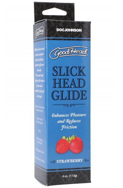 Goodhead - Slick Head Glide - Strawberry - 4 Oz.