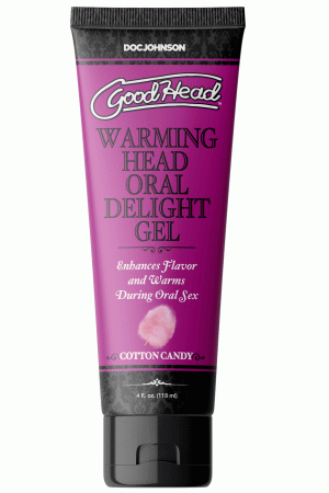 Goodhead - Warming Head Oral Delight Gel - Cotton Candy - 4 Fl. Oz.