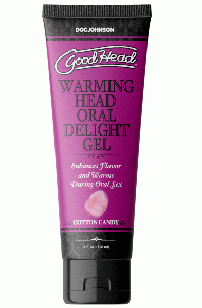 Goodhead - Warming Head Oral Delight Gel - Cotton Candy - 4 Fl. Oz.