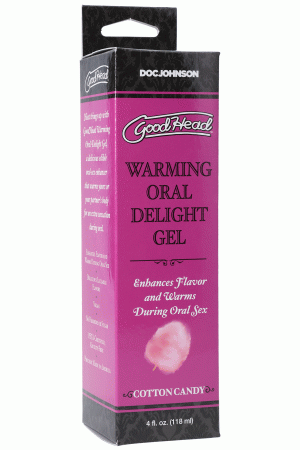 Goodhead - Warming Oral Delight Gel - Cotton Candy - 4 Fl. Oz.