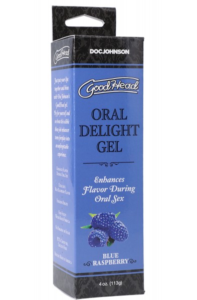 Goodhead - Oral Delight Gel - Blue Raspberry - 4  Oz.