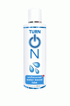 Turn on Unflavored Water Based Lube - 6 Fl. Oz.