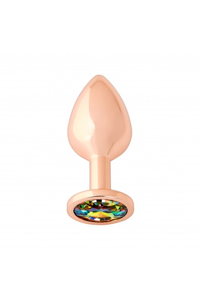 Cloud 9 Novelties Gems Rosy Gold Anal Plug -  Medium
