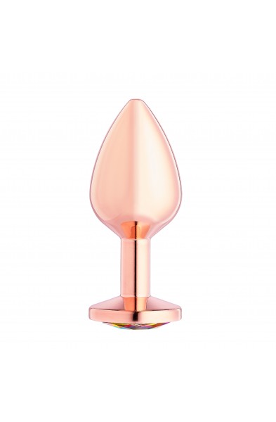 Cloud 9 Novelties Gems Rosy Gold Anal Plug -  Medium